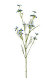 faux blue wildflower spray by evergreen flowers, co Cork