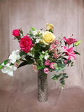 Silk Flower Arrangement by Evergreen Flowers Ireland, Timeless Beauty, Faux Flowers, Artificial Flowers, Artificial Floral Displays , Wedding display, Wedding Flowers, Wedding Bouquet