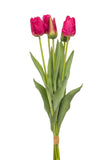 Artificial Tulip Bundle by Evergreen Flowers, Ireland, Timeless Beauty, Real Touch Flowers, Artificial Floral Design, Silk Flowers