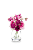 Artificial Sweet Pea Jar by Evergreen Flowers, Ireland, Timeless Beauty, Faux Flowers in Jars, Artificial Flowers Set in Resin 