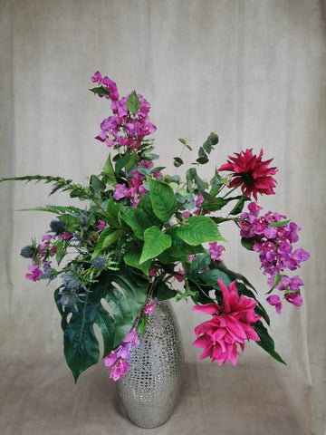 Faux Flower Arrangement by Evergreen Flowers Ireland , Timeless Beauty , Silk Flowers, Faux Floral Decor, Artificial Floral Displays 