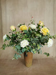 Artificial Rose Arrangement by Evergreen Flowers Ireland, Timeless Beauty, Faux Flower Arrangement, Silk Flowers, Artificial Floral Arrangements 